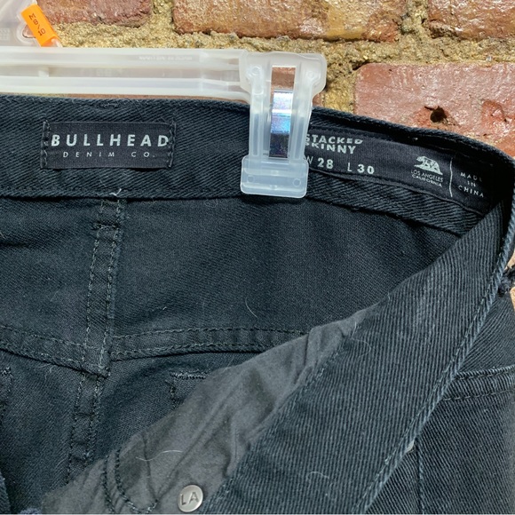 Pac Sun Bullhead Stacked Skinny Jeans - Black - 28x30 - Picture 2 of 2